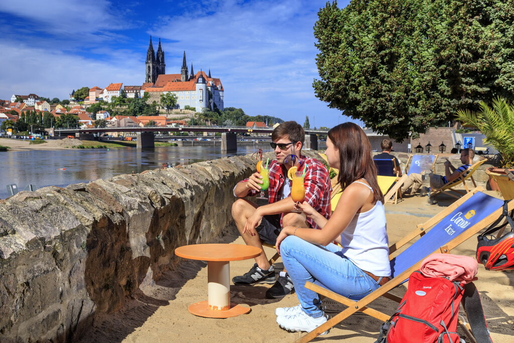 Meissen view on the city and Elbe Copyright TVSE