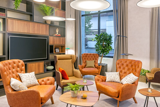 Sitzecke Lobby und Rezeption