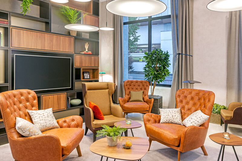 Sitzecke Lobby und Rezeption