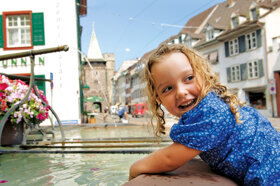 Holbein-Brunnen Spalenvorstadt Basel Holbein-Fountain