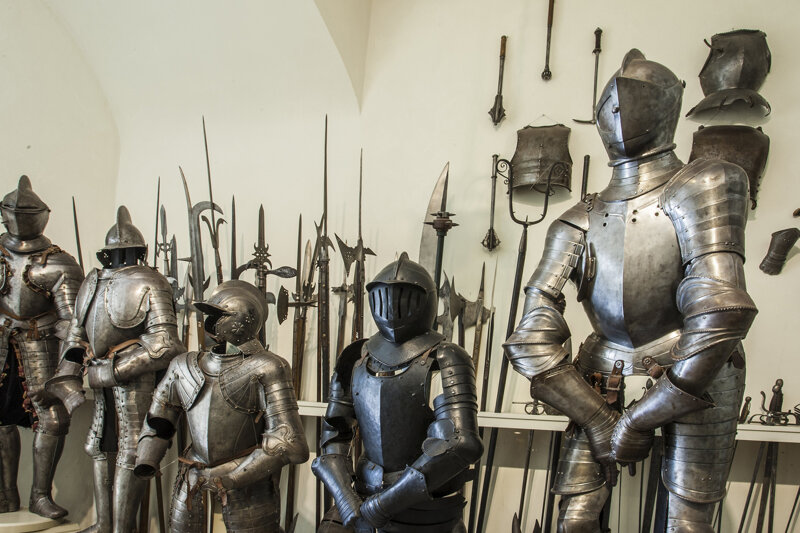 Waffenkammer der Burg Hohenzollern
