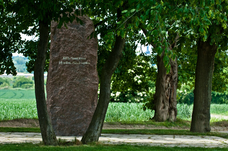 Luthergedenkstein in Erfurt