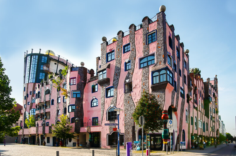 Hundertwasser Grüne Zitadelle in Magdeburg