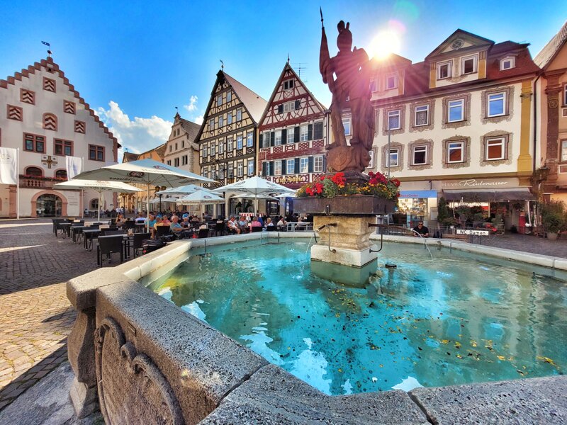 Brunnen auf dem Marktplatz