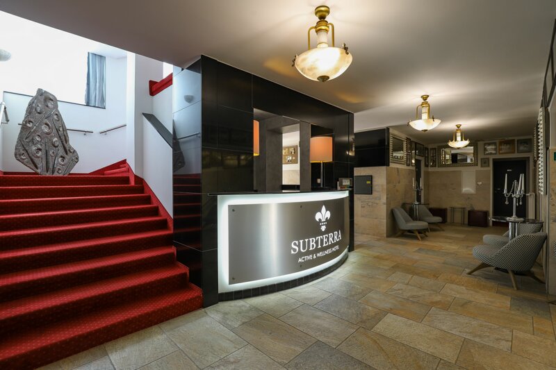 Empfang des Active & Wellness Hotels Subterra