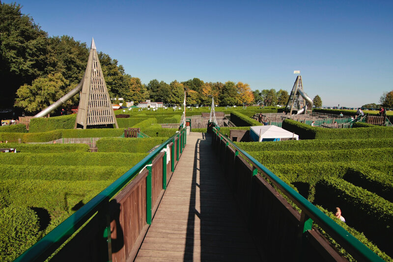 Blick in den Irrgarten