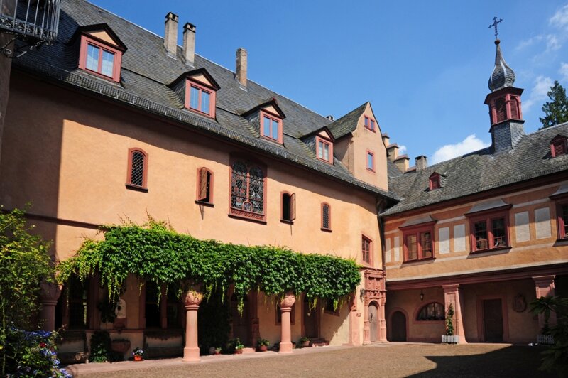 Innenhof Schloss Mespelbrunn