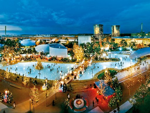 Wundervolle Winterwelt in Wolfsburgs Autostadt