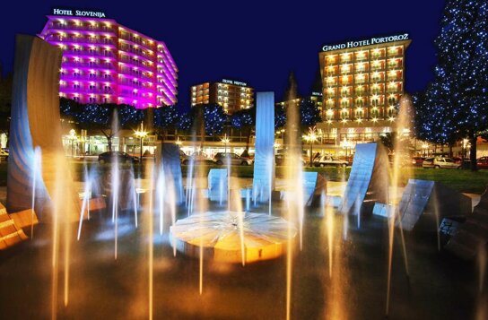 resort by night