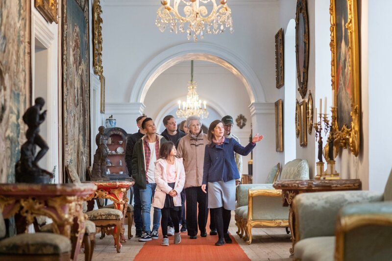 Schloss Fasanerie  innen Führung