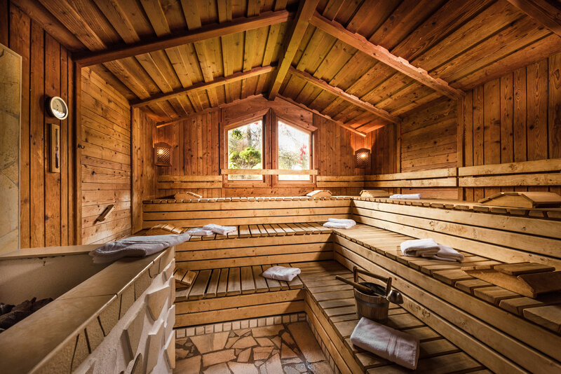 rustikale Sauna