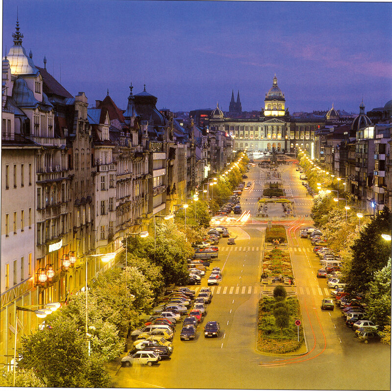 Wenzelsplatz bei NAcht