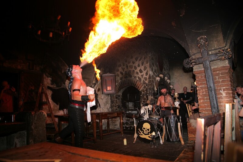 Detenice Mittelalter Fest Show Tschechien