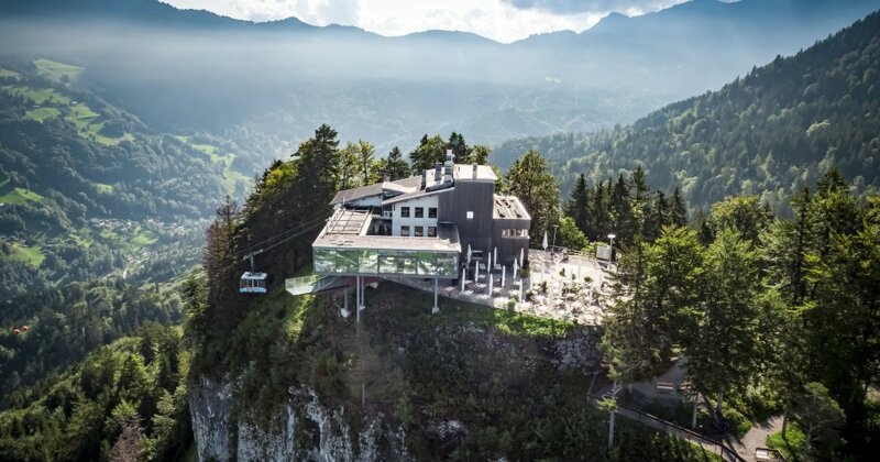 Panoramarestaurant auf dem Karren in Dornbirn, Vorarlberg