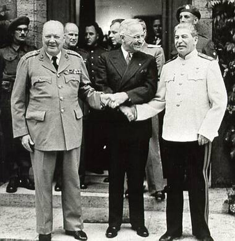 Potsdamer Konferenz 1945 im Schloss Cecilienhof