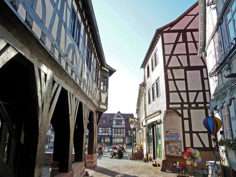 Malerische Ortschaft im Odenwald