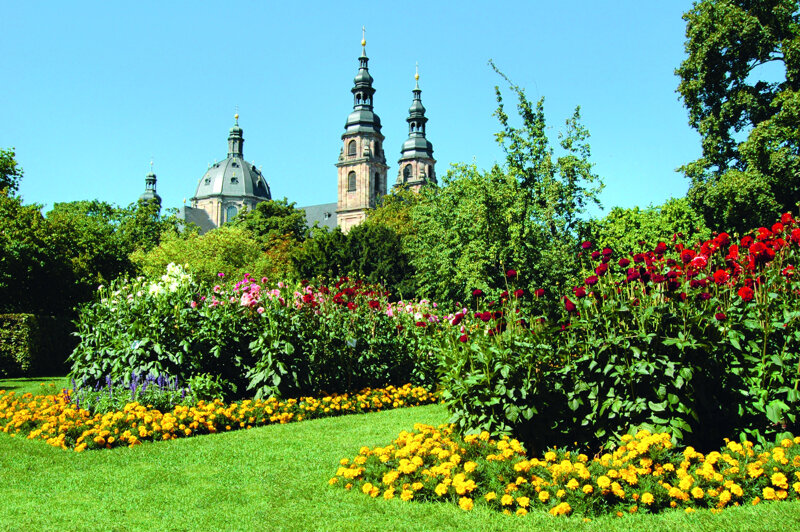 Dahliengarten Fulda im Herbst