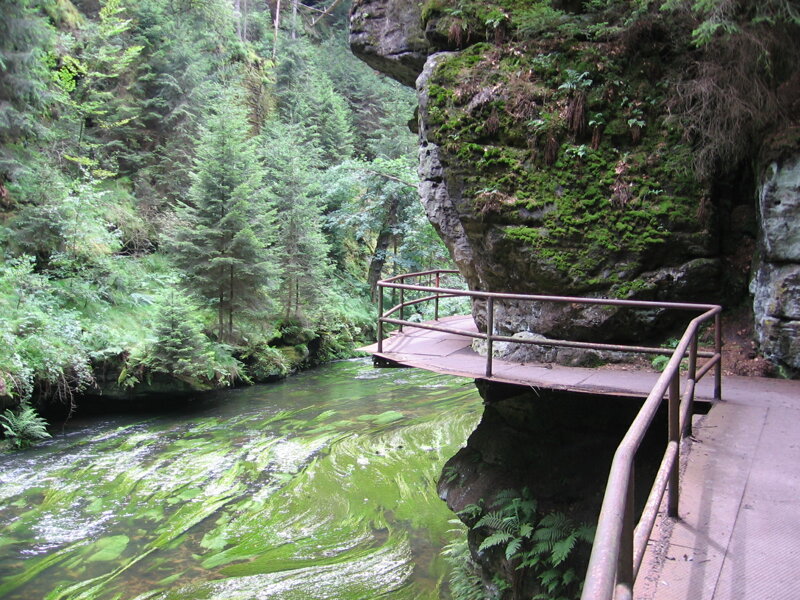 Weg durch die Wilde Klamm