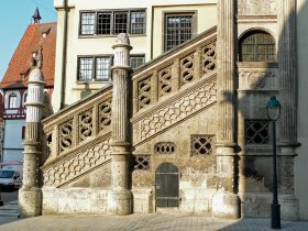 Nördlingen Rathaustreppe