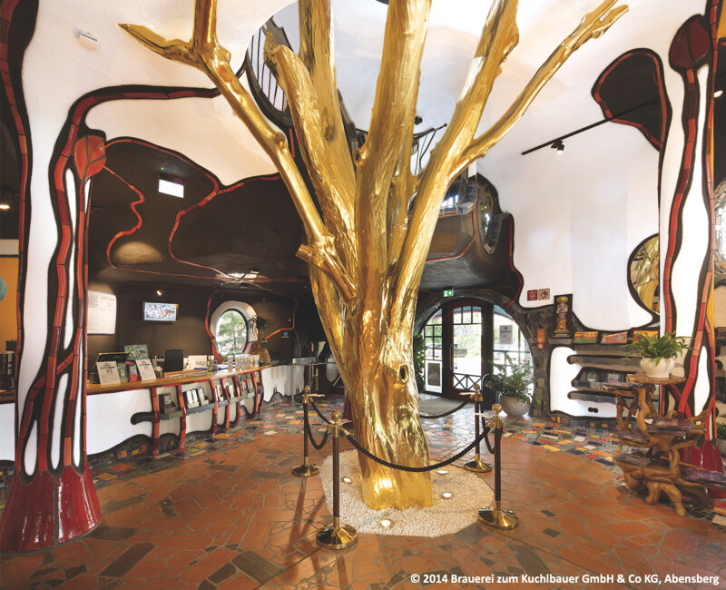 Goldener Baum in der Brauerei zum Kuchlbauer