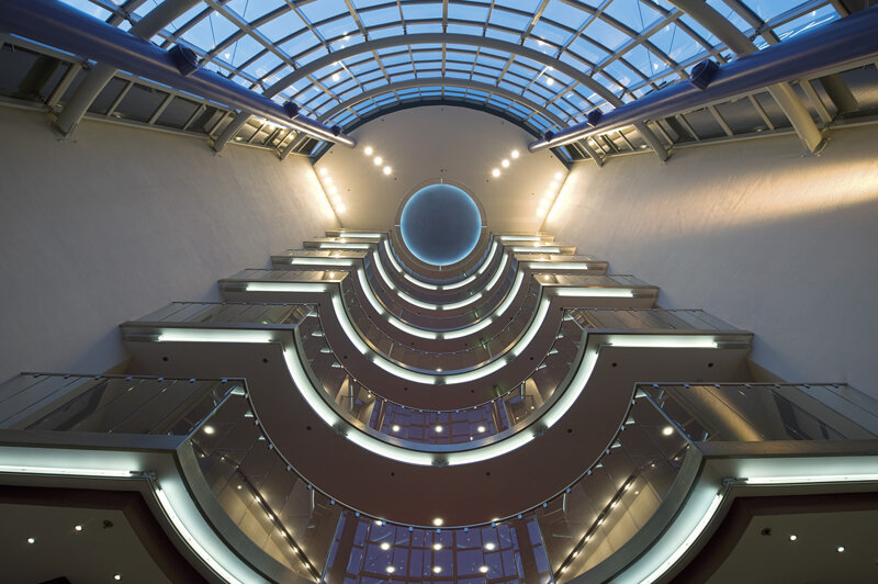 Atrium aus der Froschperspektive