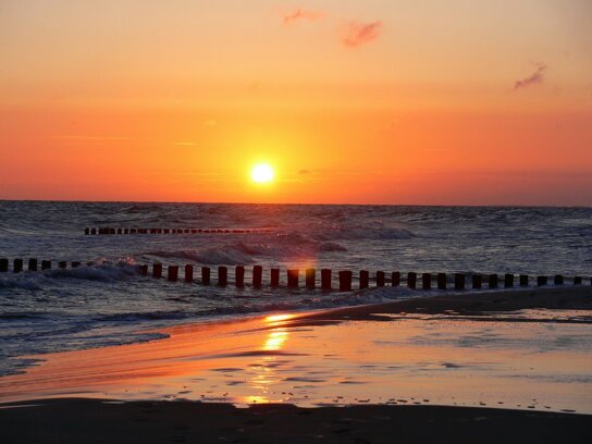 Sonnenuntergang-Mielno