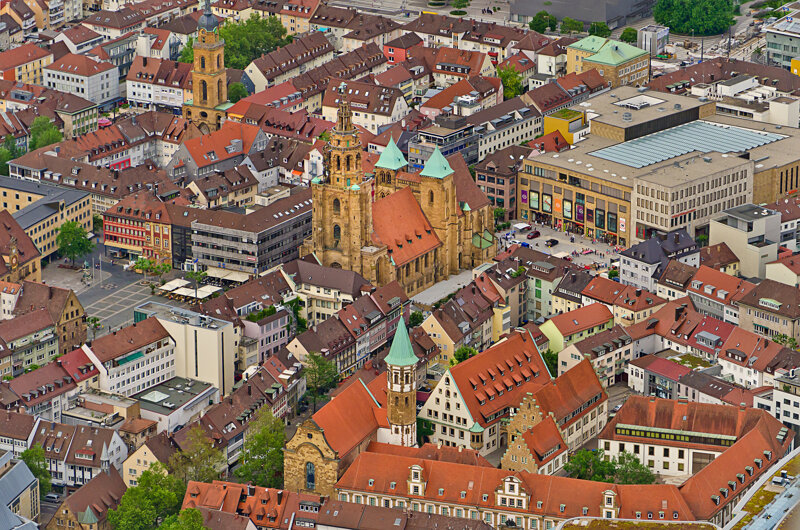 Blick auf die Altstadt Heilbronn