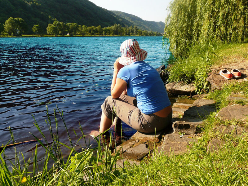 Pause an der Mosel