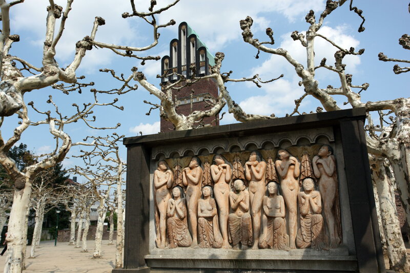 Mathildenhöhe, Hoetger Relief Ulrich Mathias