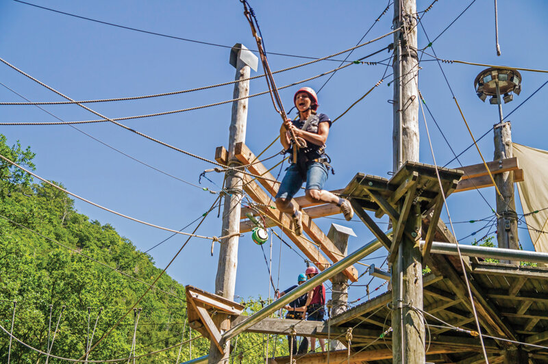 Skyrope Hochseilgarten in Bad Harzburg