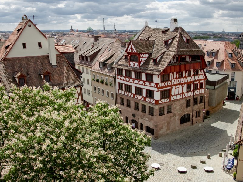 Albrecht Duerer Haus von oben