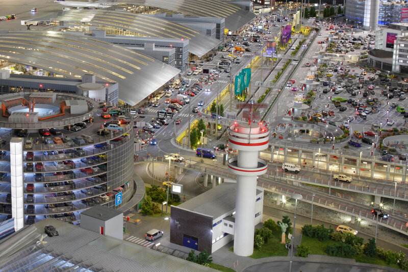 Flughafen-Parkplatz, Miniatur Wunderland