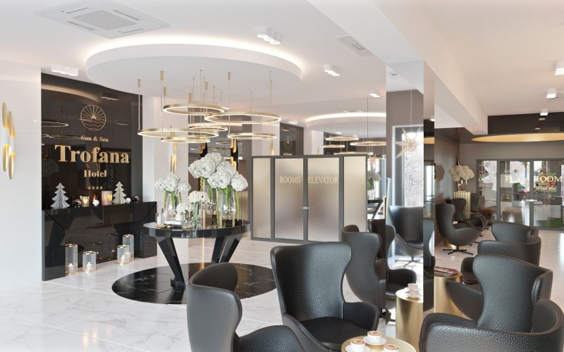 Misdroy Hotel Trofana sun & sea Lobby Rezeption Lounge