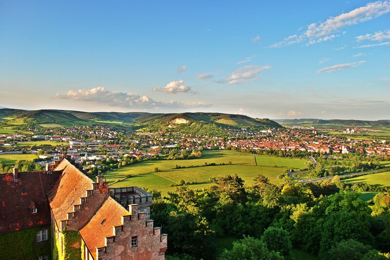 Blick von Hammelburg