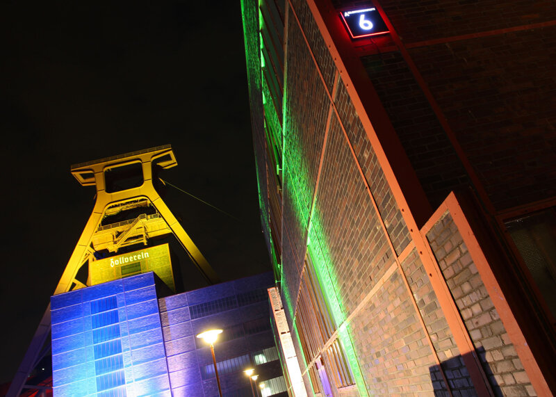 Die Zeche in Essen während dem Kulturfest ExtraSchicht