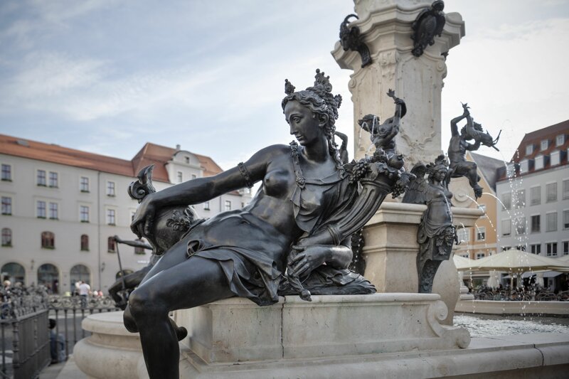 UNESCO Welterbe Augustusbrunnen