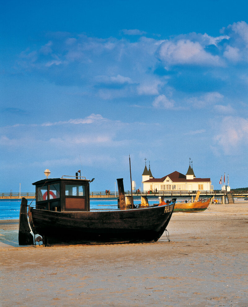 Fischkutter am Strand