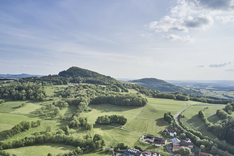 Aussicht über die Rhön Milseburg