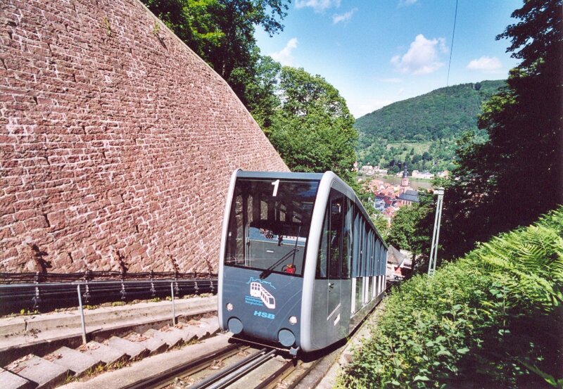 Heidelberger Bergbahn – historische Standseilbahn