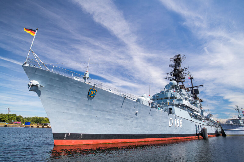 Schiff im Marinemuseum