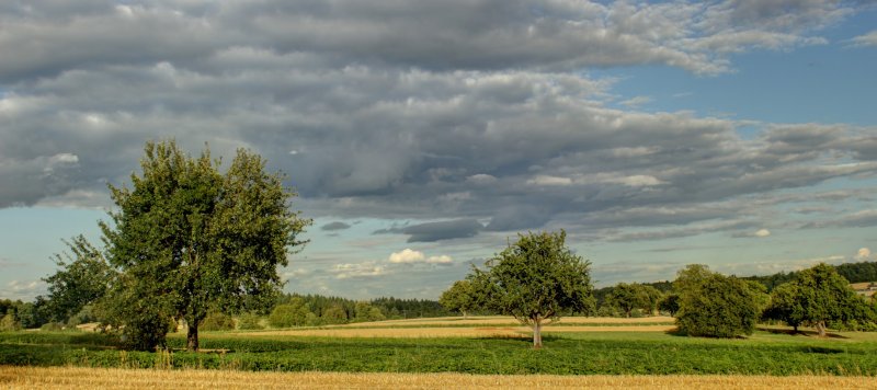 flache Landschaft